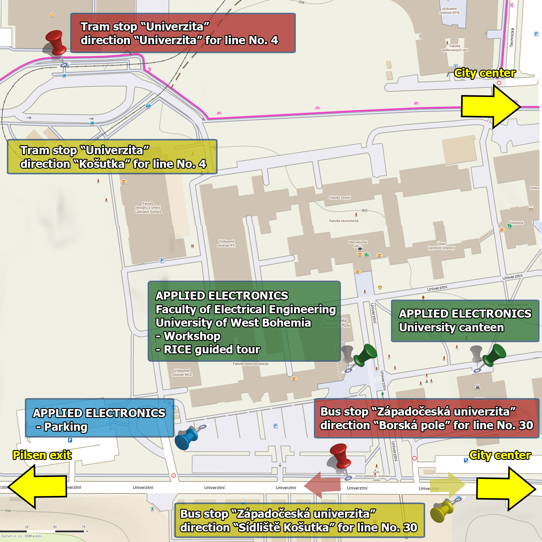 Faculty of EE - Map